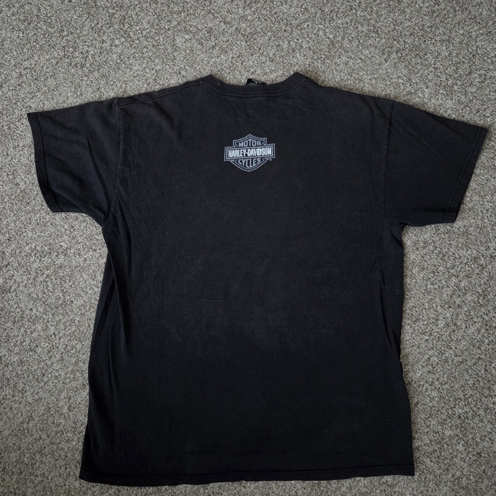 Vintage 90s Harley Davidson T-Shirt Big Bike Desert Graphic Men's XL Tee USA - Picture 5 of 12